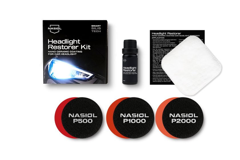 Nasiol Headlight Restorer Kit