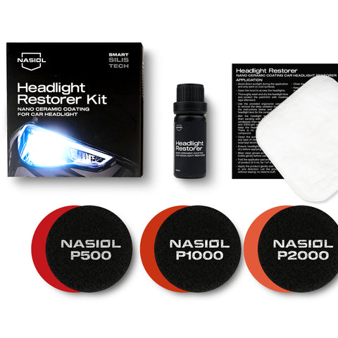 Nasiol Headlight Restorer Kit