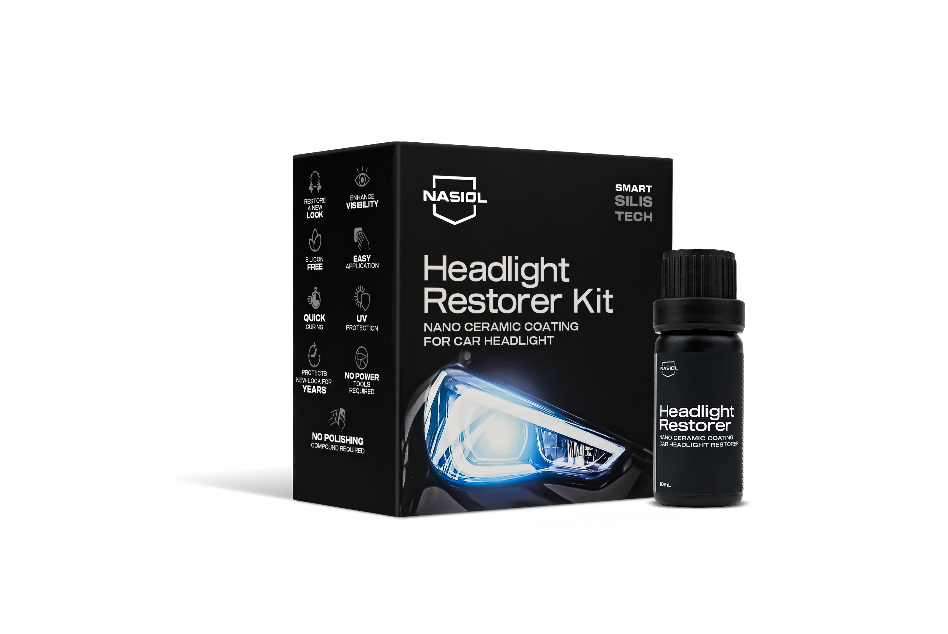 Nasiol Headlight Restorer Kit